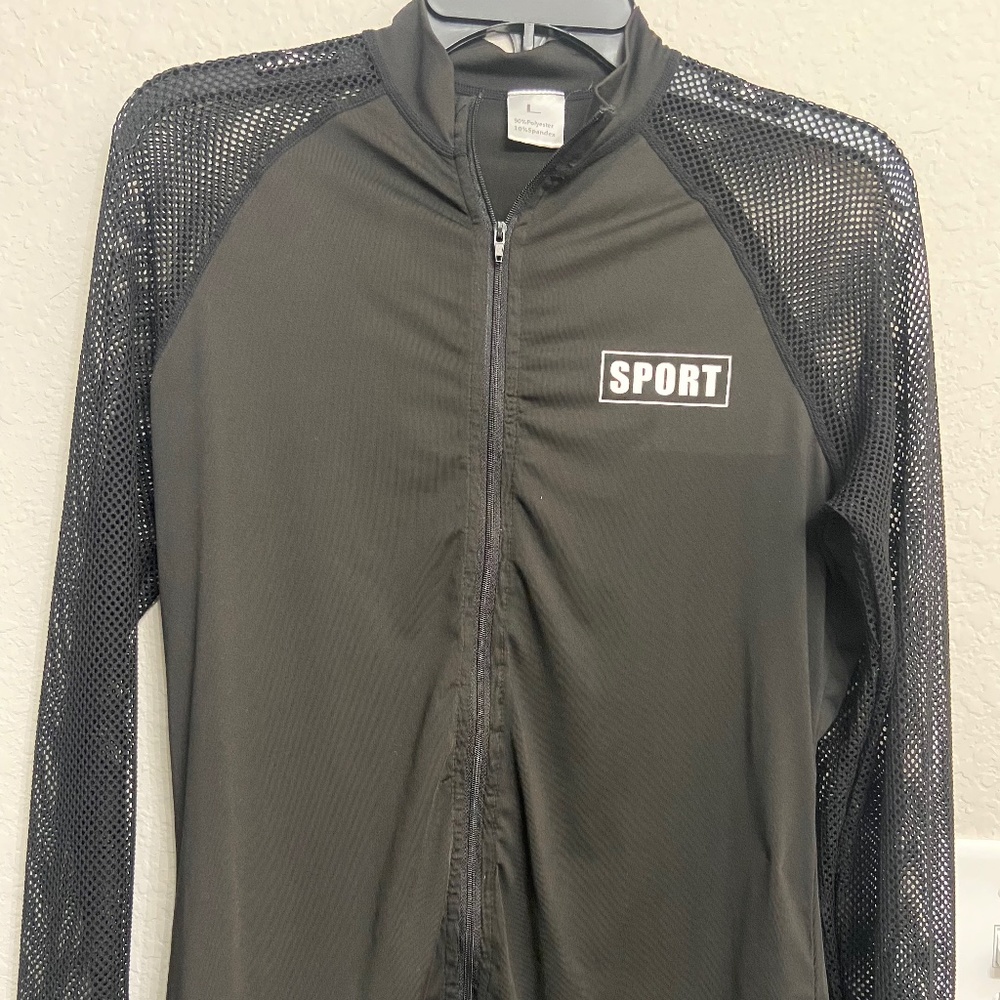 Zip up sport jacket